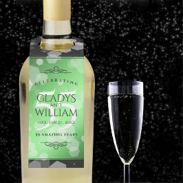 55エレガントthエメラルド結婚の記念日 ボトルネックタグ