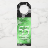 55エレガントthエメラルド結婚の記念日 ボトルネックタグ (裏面)