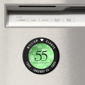 55エレガントthエメラルド結婚の記念日 マグネット (インサイチュ (食洗機))