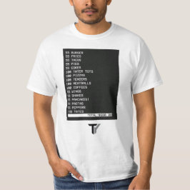 55バーガー55フライドポテトジョークTシャツ Tシャツ