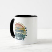 55パーソナライズされたヴィンテージ55歳 マグカップ (正面左)