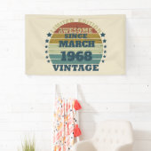 55パーソナライズされたヴィンテージ55歳 横断幕 (インサイチュ)