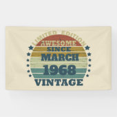 55パーソナライズされたヴィンテージ55歳 横断幕 (横)