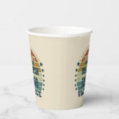 55パーソナライズされたヴィンテージ55歳 紙コップ (右)