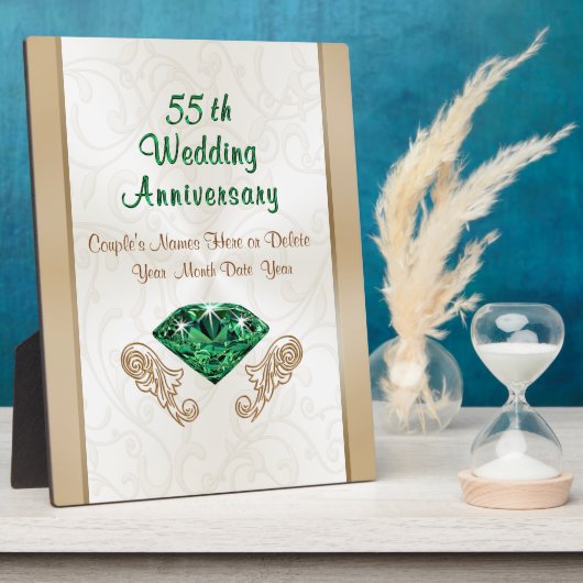 55パーソナライズされた周年記念結婚贈アイディア フォトプラーク