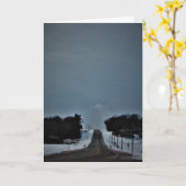 "55マイルを駆ける』クリスマスカード カード (黄色い花)