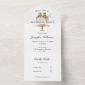 55モダンエレガント人の招待で全員 オールインワン招待状 (内側)