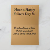 55人の遊牧民のステーションワゴンの挨拶状 カード (内部)