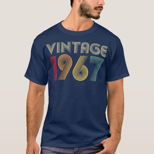 55位の誕生日贈クラシック与1967年ヴィンテージ男性女性 Tシャツ (正面)