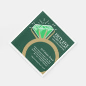 55周年のパーティー結婚おもしろいがナプキンに関する スタンダードランチョンナプキン (角)