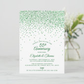 55周年エメラルドウェディングアニバーサリー 招待状 (スタンド正面)