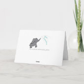 55周年エメラルド婚cuteな象 カード (裏面)