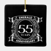 55周年エメ結婚ラルドクレスト セラミックオーナメント (裏面)
