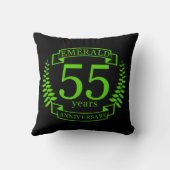 55周年エメ結婚ラルド クッション (裏面)