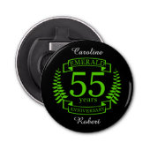 55周年エメ結婚ラルド 栓抜き (正面)