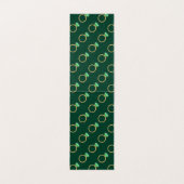 55周年パーティーエメラルド金ゴールドリング2枚写真 (内部フラット)