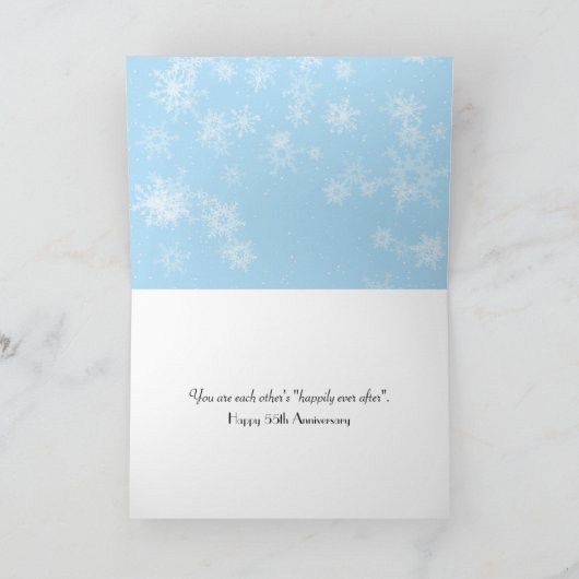 55周年冬ハート カード (内部)