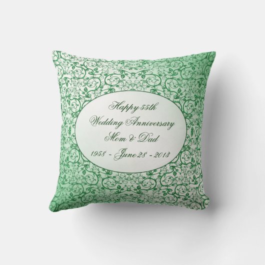55周年結婚装飾用クッション クッション (裏面)