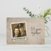 55周年結婚記念日の誓い更新 招待状 (スタンド正面)