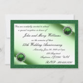 55周年結婚記念日招待状 招待状 (裏面)