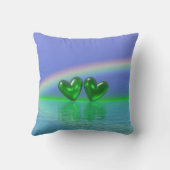 55周年記念エメラルドハート クッション (裏面)