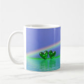 55周年記念エメラルドハート コーヒーマグカップ (左)