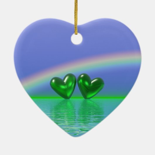 55周年記念エメラルドハート セラミックオーナメント (裏面)