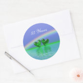 55周年記念エメラルドハート ラウンドシール (封筒)