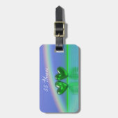 55周年記念エメラルドハート ラゲッジタグ (正面縦)