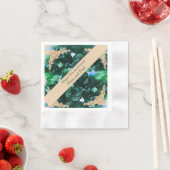 55周年記念エメ結婚ラルドカード 縁ありカクテルナプキン (インサイチュ)