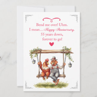 55周年記念ギフトカード 招待状