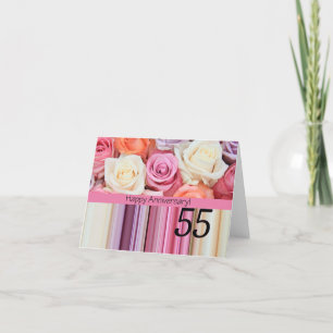 55周年記念バラ カード