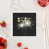 55周年記念パーティースパーカーズオンブラック スタンダードカクテルナプキン (インサイチュ)