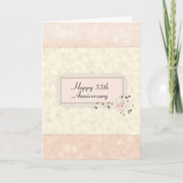 55周年記念フラワーブーケカード カード