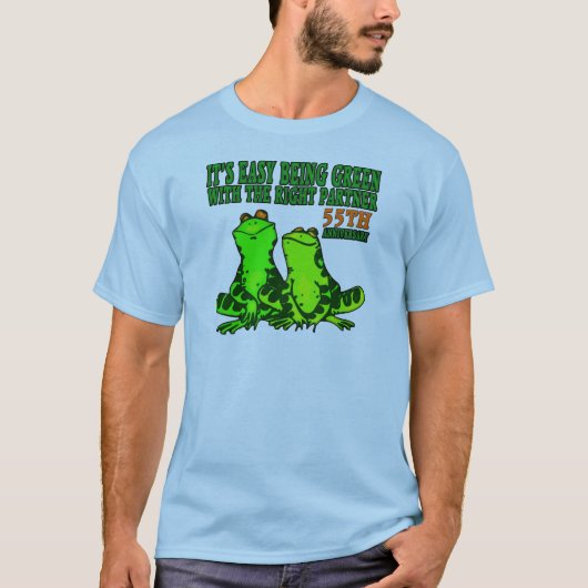 55周年記念結婚贈り物 Tシャツ (正面)