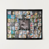 55周年記念 フォトコラージュ メモリーズ バックドロップ タペストリー (正面(横))