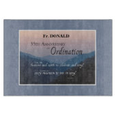 55周年調整のパーソナライズおめでとう カッティングボード (正面)