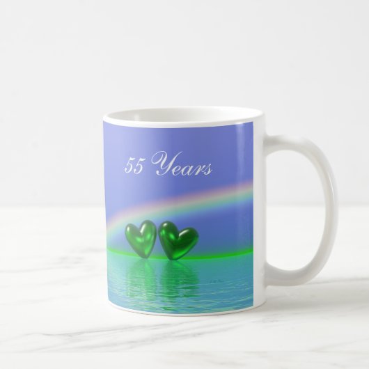 55周年 エメラルドハート コーヒーマグカップ (右)