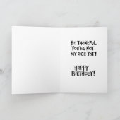 55回目の誕生日 カード (内部)