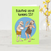 55回目の誕生日 カード (黄色い花)