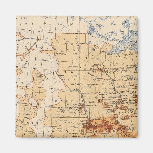 55密度黒人人口 マグネット (正面)