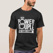55年のパワーカップルかわいい55周年 Tシャツ (正面)