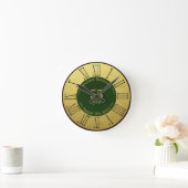 55年の退職またはパーソナライズされた記念日 ラウンド壁時計 (ホーム)