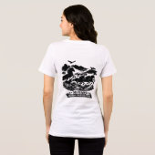 55年の野生の自由奔放な生き方 トライブレンドTシャツ (裏面全面)