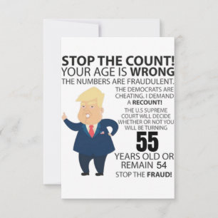 55年トランプハッピーバースデーありおもしろい