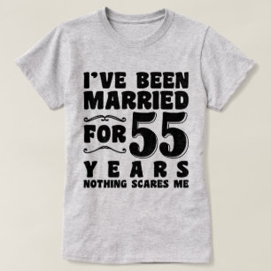 55年間の結婚記念日のプレゼント Tシャツ