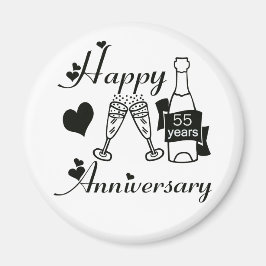 55日。記念日 マグネット