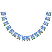 55歳の誕生日のバンティングフラグのための草の中のゴルフボール バンティングフラッグ (全)