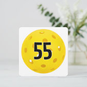 55歳の誕生日ピックルボールパーティー 招待状 (スタンド正面)