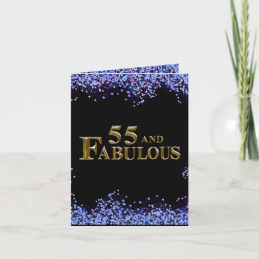 55歳の誕生日 カード (正面)